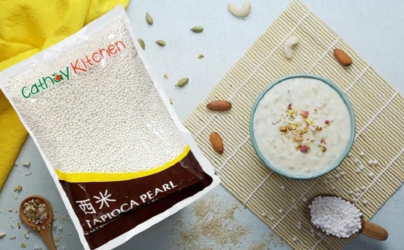 CATHAY KITCHEN Cassava Sago Tapioca Pearls - 12 Oz, Non-GMO, Gluten Free, Ideal for Bubble Boba Milk Tea and Desserts - Image 3
